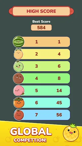 Juicy Merge: Fruit Drop Game screenshot 1