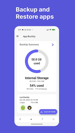 App BackUp - Backup & Restore screenshot 1