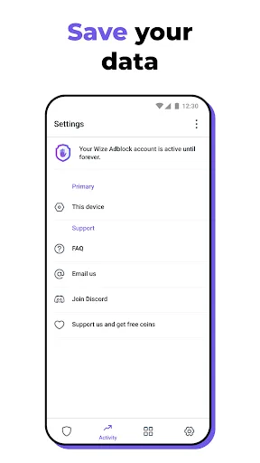 Wize AdBlock VPN screenshot 4