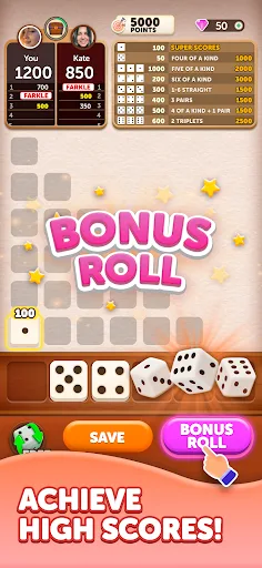 Farkle Dice Roll screenshot 3