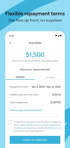 Fundbox screenshot 2