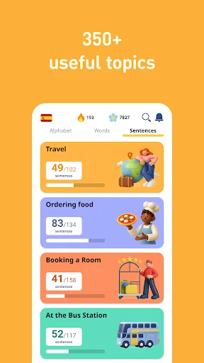 Learn Spanish - 11,000 Words screenshot 5
