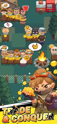 Survivor Camp Z: Idle Tycoon screenshot 1
