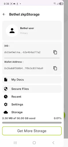 ZKP Storage screenshot 5