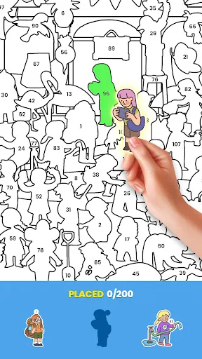 Sticker Book: Color By Number screenshot 1