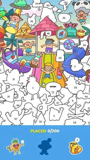 Sticker Book: Color By Number screenshot 3