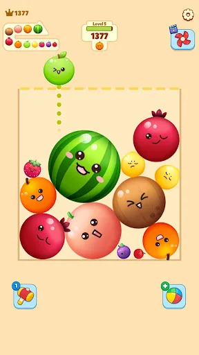 Fruit Merge-Juicy Melon Puzzle screenshot 1