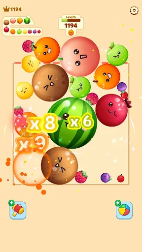 Fruit Merge-Juicy Melon Puzzle screenshot 3