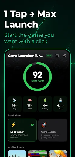 Game Booster: Turbo Launcher screenshot 1