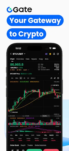 Gate: Trade BTC & ETH screenshot 1