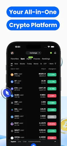Gate: Trade BTC & ETH screenshot 2
