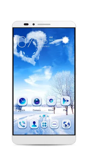 GO Launcher S – 3D Theme, Wall screenshot 3