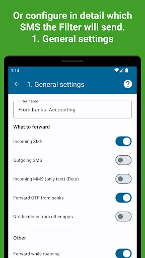 SMS forwarder screenshot 3