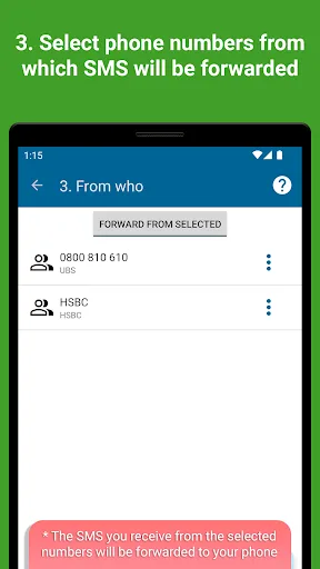SMS forwarder screenshot 5
