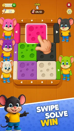 Cheese Block Slide Puzzle Game screenshot 3