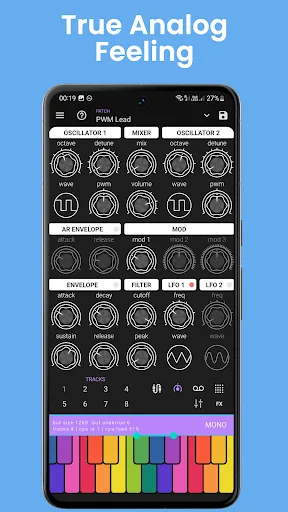 Digitron Synthesizer screenshot 1