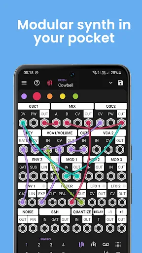 Digitron Synthesizer screenshot 2