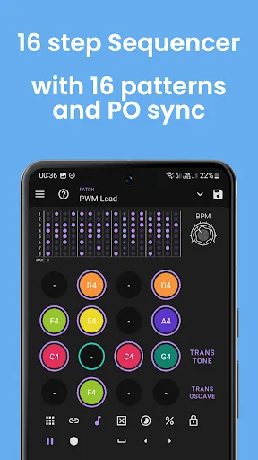 Digitron Synthesizer screenshot 4