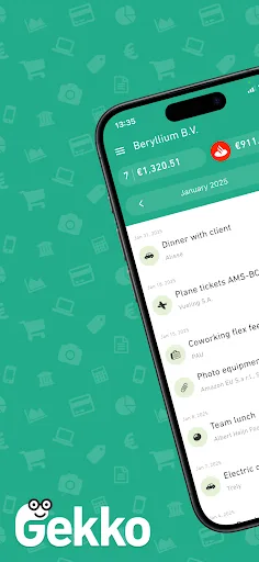 Gekko Costs - Receipt Scanner screenshot 1