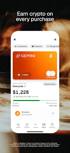 Gemini Markets & Credit Card screenshot 3