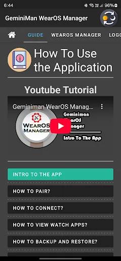 GeminiMan WearOS Manager screenshot 2
