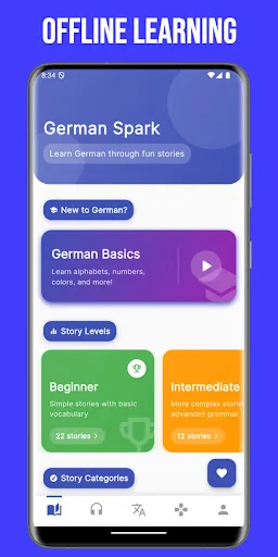 German Spark: Learn German screenshot 1