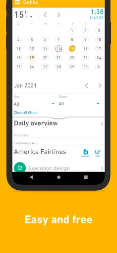 Gekko Hours - Time tracking screenshot 5