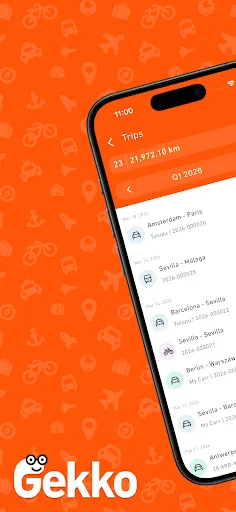 Gekko Trips - GPS tracker screenshot 1