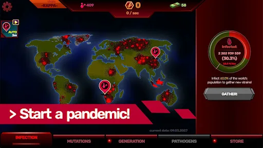 Patient Zero: Virus Simulator screenshot 1