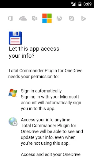 Totalcmd Plugin for OneDrive screenshot 1