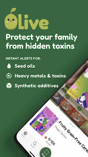 Olive - Holistic Food Scanner screenshot 1