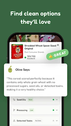 Olive - Holistic Food Scanner screenshot 4