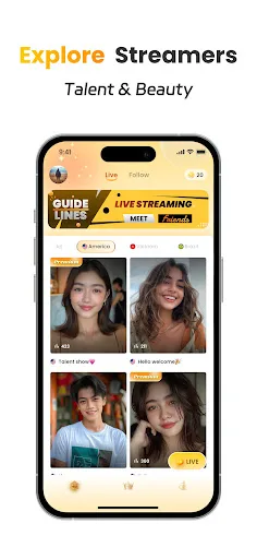 YahLive-Go Live in a Tap screenshot 1