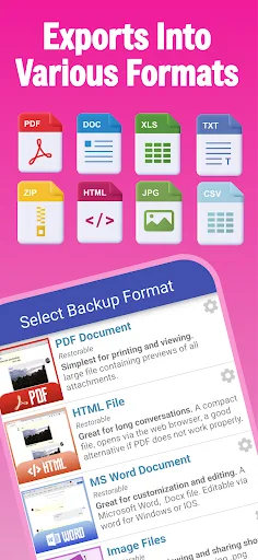 SMS Backup, Print & Restore screenshot 3