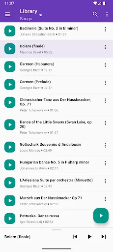 Simple Music Player screenshot 1