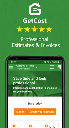 Contractor Estimate & Invoice screenshot 1