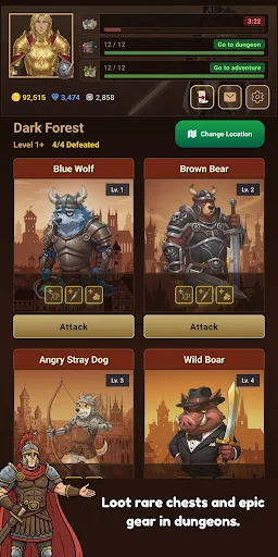 Gladia2 - Online MMO Text RPG screenshot 3