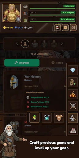 Gladia2 - Online MMO Text RPG screenshot 5