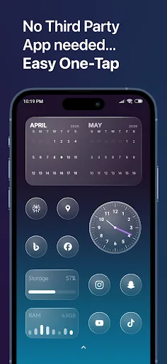 Glassy Widgets: Widget & Icons screenshot 3