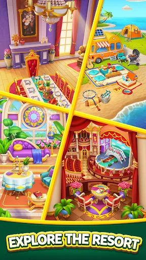 Seaside Resort: Match 3 screenshot 4