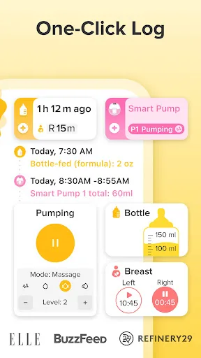 Baby Tracker App | Glow screenshot 2