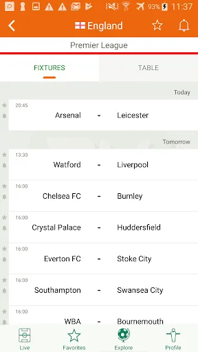 Futbol24 soccer livescore app screenshot 5
