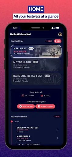 Jay: music fests & friends screenshot 1