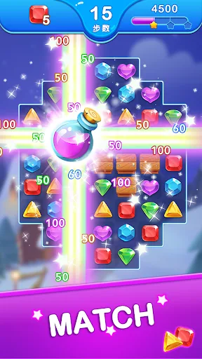 Jewel Blast Dragon - No Wifi screenshot 1