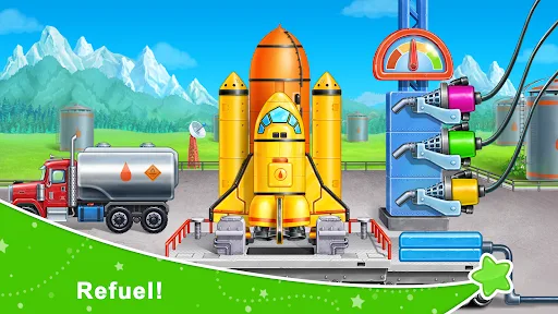 Rocket 4 space games Spaceship screenshot 2