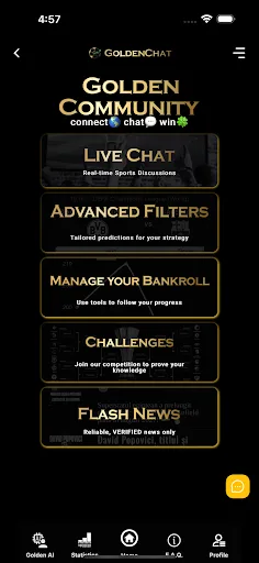 Golden Chat App screenshot 1
