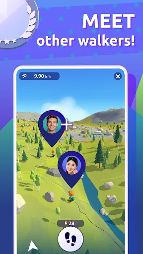 Walking Planet: Fitness Game screenshot 3
