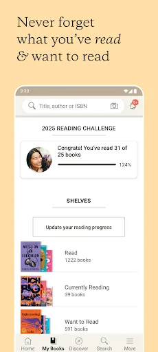 Goodreads: Book Tracker & More screenshot 3
