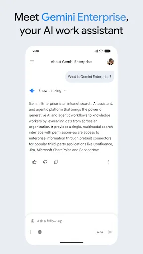 Google Gemini Enterprise screenshot 1