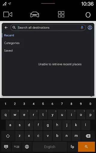 Google Automotive Keyboard screenshot 3